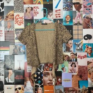 brandy melville cheetah rae top